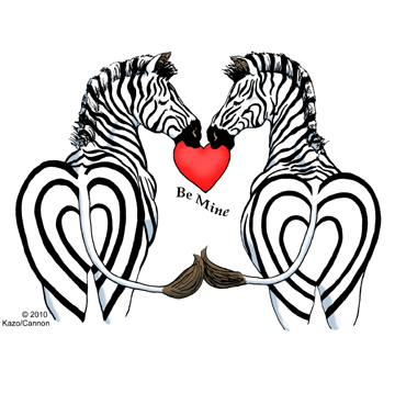 Zebra Valentine